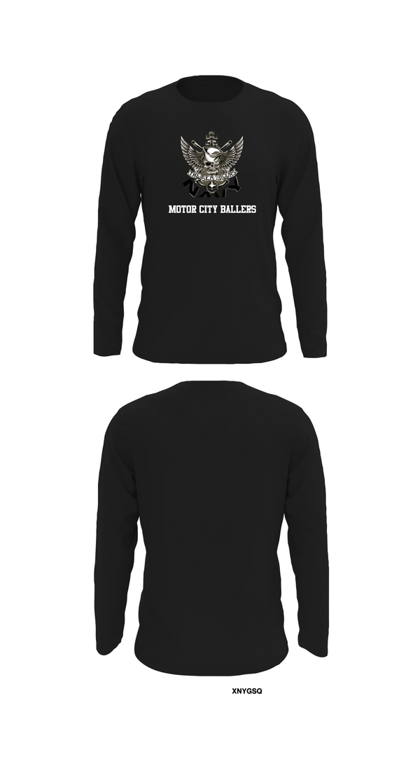 Long Sleeve Performance Shirt, Motor City Ballers, Men's Basketball, Teamtime, Team time, sublimation, custom sports apparel, team uniforms, spirit wear, spiritwear, sports uniforms, custom shirts, team store, custom team store, fundraiser sports, apparel fundraiser