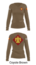 GOLD 78279862 Women's Long Sleeve V-neck Shirt - 17
