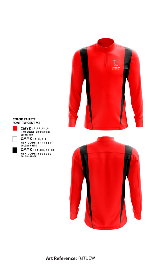 Quarter Zip Jacket, Loranger High School Basketball, Women's Basketball, Teamtime, Team time, sublimation, custom sports apparel, team uniforms, spirit wear, spiritwear, sports uniforms, custom shirts, team store, custom team store, fundraiser sports, apparel fundraiser