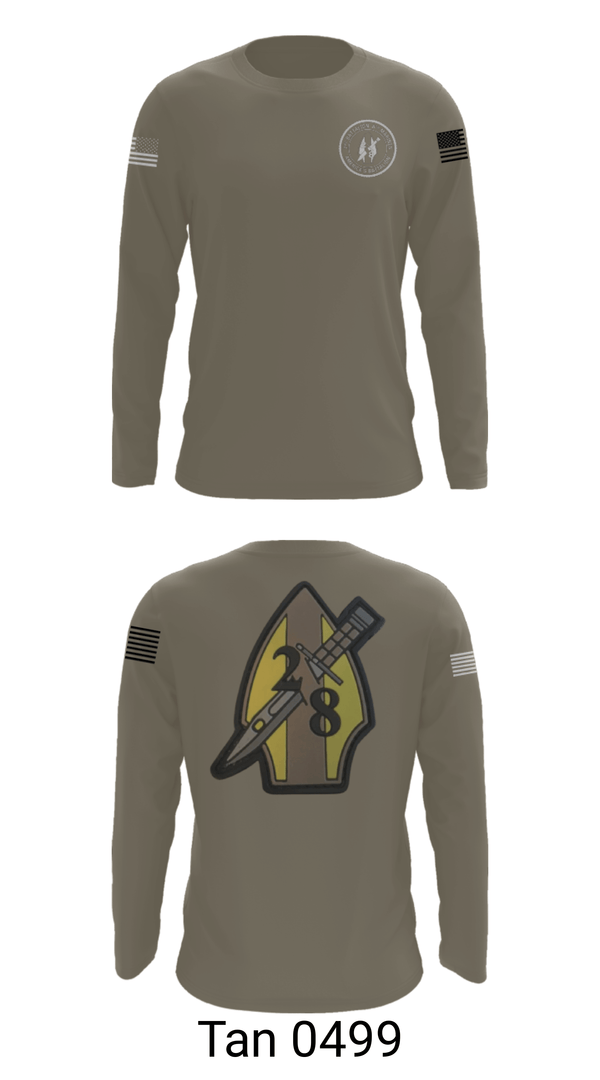 Long Sleeve Performance Shirt, 2nd bn 8th Marines, Marines, Teamtime, Team time, sublimation, custom sports apparel, team uniforms, spirit wear, spiritwear, sports uniforms, custom shirts, team store, custom team store, fundraiser sports, apparel fundraiser