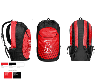 Gear Bag, Northport High School, Spirit Store, Teamtime, Team time, sublimation, custom sports apparel, team uniforms, spirit wear, spiritwear, sports uniforms, custom shirts, team store, custom team store, fundraiser sports, apparel fundraiser