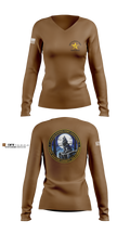 USAG Fort Hunter Liggett 63264859 Women's Long Sleeve V-neck Shirt - 3