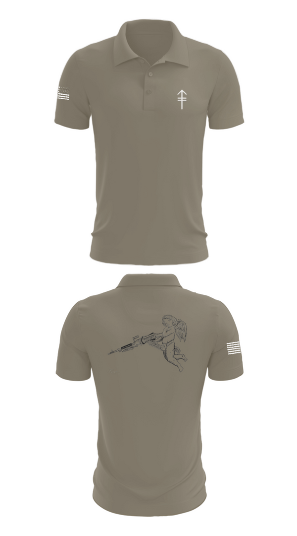 Short Sleeve Performance Polo, 2/2 3rd PLT Weapon SquadE TRP 3RD PLT WEAPONS SQUAD, Army, Teamtime, Team time, sublimation, custom sports apparel, team uniforms, spirit wear, spiritwear, sports uniforms, custom shirts, team store, custom team store, fundraiser sports, apparel fundraiser