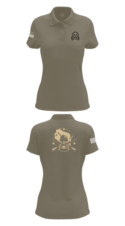377th SMC 21529568 Women's Short Sleeve Performance Polo  - 75