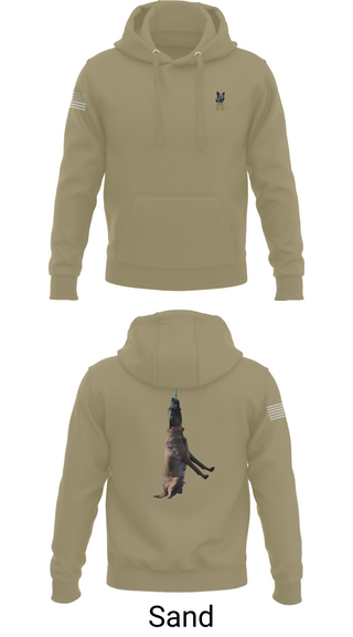 Hoodie, Mals K9, Army, Teamtime, Team time, sublimation, custom sports apparel, team uniforms, spirit wear, spiritwear, sports uniforms, custom shirts, team store, custom team store, fundraiser sports, apparel fundraiser
