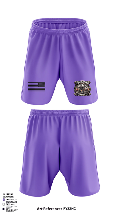 486th Civil Affairs Battalion Athletic Shorts With Pockets - 4