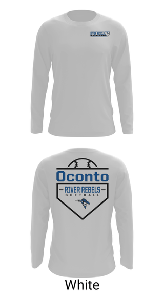 Long Sleeve Performance Shirt, Oconto, Softball, Teamtime, Team time, sublimation, custom sports apparel, team uniforms, spirit wear, spiritwear, sports uniforms, custom shirts, team store, custom team store, fundraiser sports, apparel fundraiser