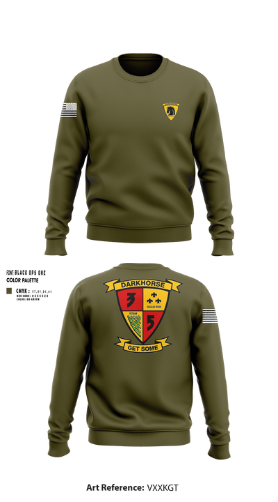 3rd battalion 5th marines 4017024 Crew Neck Sweatshirt - 251