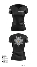Fremont County Security Services 37987366 Women's Short Sleeve V-neck Shirt - 122
