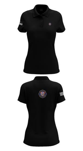 Women's Short Sleeve Performance Polo, Tony Volunteer Fire Department, Fire Department, Teamtime, Team time, sublimation, custom sports apparel, team uniforms, spirit wear, spiritwear, sports uniforms, custom shirts, team store, custom team store, fundraiser sports, apparel fundraiser