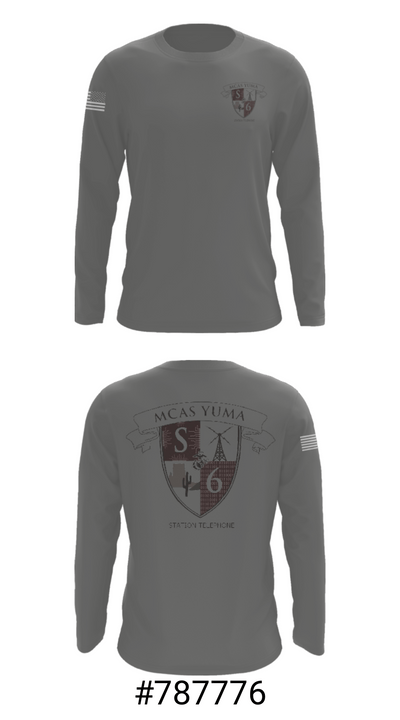 MCAS Yuma Station S6 475823897 Long Sleeve Performance Shirt - 18
