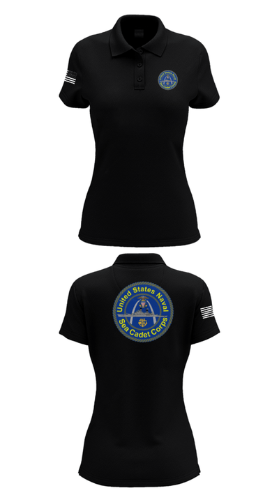 Battleship misssouri 47283625 Women's Short Sleeve Performance Polo  - 33