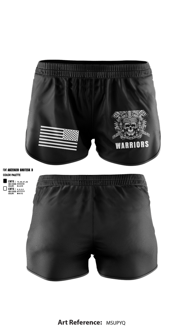 Ranger Panties, Warriors, Army, Teamtime, Team time, sublimation, custom sports apparel, team uniforms, spirit wear, spiritwear, sports uniforms, custom shirts, team store, custom team store, fundraiser sports, apparel fundraiser