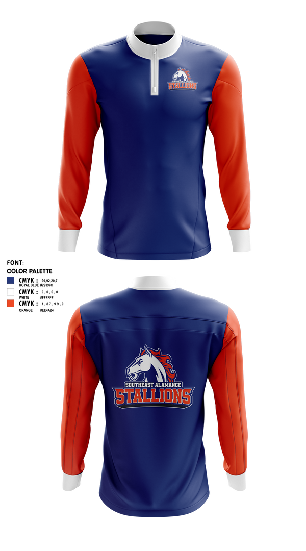 Quarter Zip Jacket, Southeast Alamance High School Wrestling, Wrestling, Teamtime, Team time, sublimation, custom sports apparel, team uniforms, spirit wear, spiritwear, sports uniforms, custom shirts, team store, custom team store, fundraiser sports, apparel fundraiser