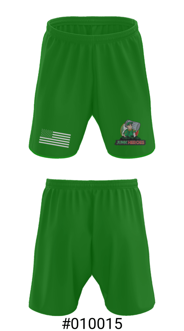 Athletic Shorts With Pockets, Junk Heroes, , Teamtime, Team time, sublimation, custom sports apparel, team uniforms, spirit wear, spiritwear, sports uniforms, custom shirts, team store, custom team store, fundraiser sports, apparel fundraiser