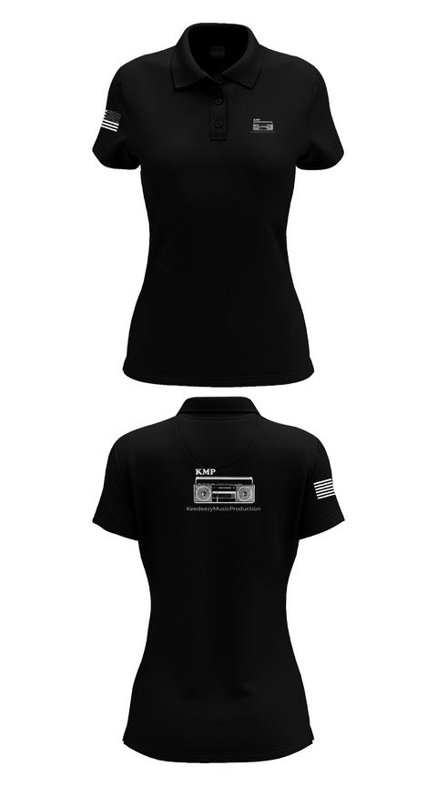 Womens Short Sleeve Performance Polo, Keedeezy Music Production, , Teamtime, Team time, sublimation, custom sports apparel, team uniforms, spirit wear, spiritwear, sports uniforms, custom shirts, team store, custom team store, fundraiser sports, apparel fundraiser