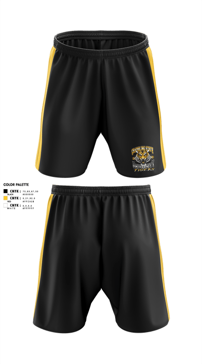 GRAMBLING STATE UNIVERSITY TIGERS 66650762 Athletic Shorts With Pockets - 1