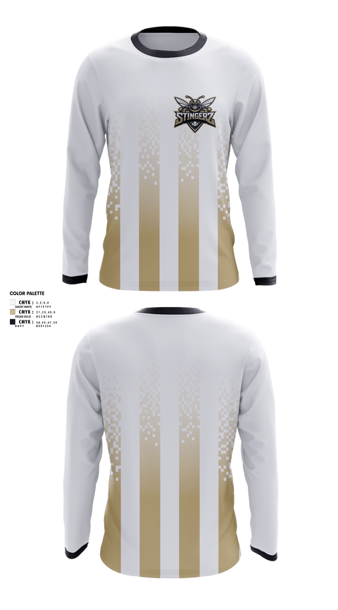 Long Sleeve Performance Shirt, STINGERZ, Baseball, Teamtime, Team time, sublimation, custom sports apparel, team uniforms, spirit wear, spiritwear, sports uniforms, custom shirts, team store, custom team store, fundraiser sports, apparel fundraiser