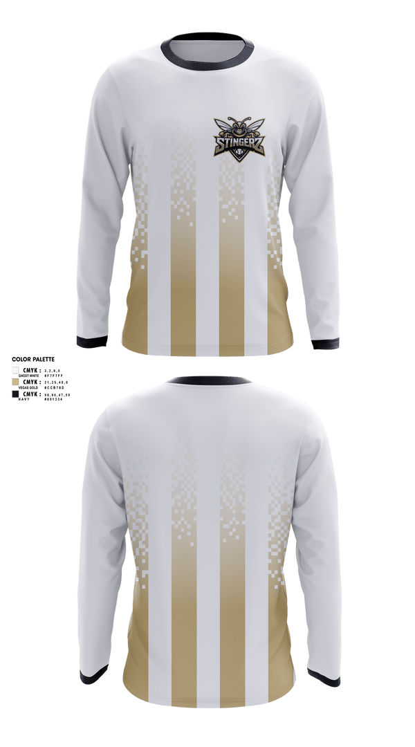 Long Sleeve Performance Shirt, STINGERZ, Baseball, Teamtime, Team time, sublimation, custom sports apparel, team uniforms, spirit wear, spiritwear, sports uniforms, custom shirts, team store, custom team store, fundraiser sports, apparel fundraiser