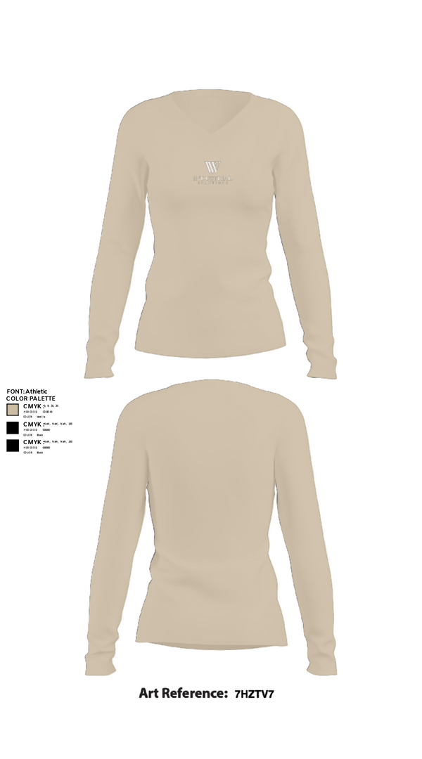Womens Long Sleeve Vneck Shirt, WV Industrial Solutions, , Teamtime, Team time, sublimation, custom sports apparel, team uniforms, spirit wear, spiritwear, sports uniforms, custom shirts, team store, custom team store, fundraiser sports, apparel fundraiser
