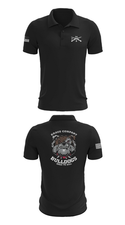 B/3-34 Bulldogs 76121406 Short Sleeve Performance Polo - 27