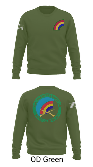 Crew Neck Sweatshirt, 42nd ID, Army, Teamtime, Team time, sublimation, custom sports apparel, team uniforms, spirit wear, spiritwear, sports uniforms, custom shirts, team store, custom team store, fundraiser sports, apparel fundraiser