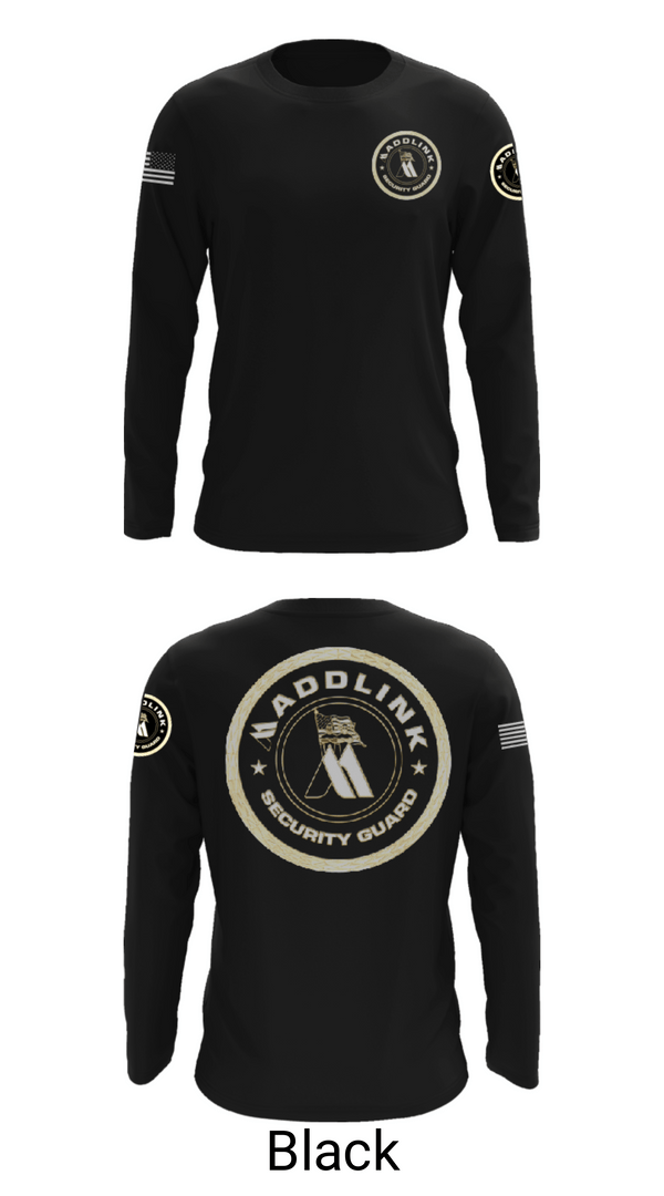 Long Sleeve Performance Shirt, Maddlink Security Guard, , Teamtime, Team time, sublimation, custom sports apparel, team uniforms, spirit wear, spiritwear, sports uniforms, custom shirts, team store, custom team store, fundraiser sports, apparel fundraiser