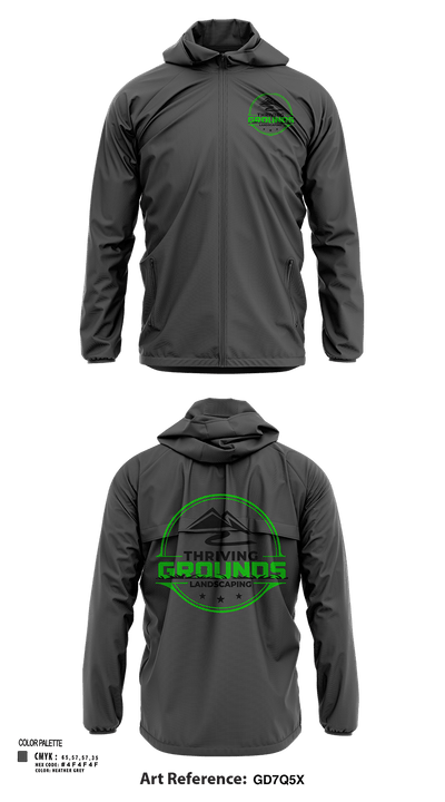 Thriving Grounds Landscaping 97741926 Windbreaker - 116