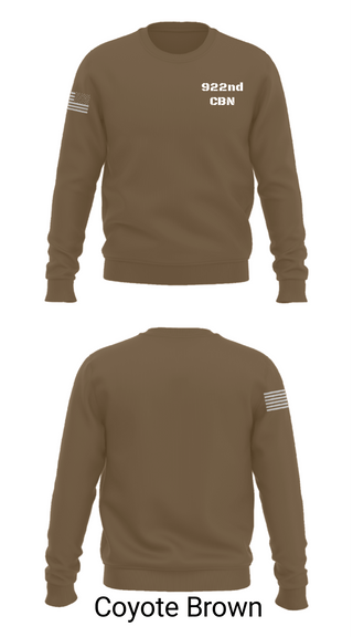 Crew Neck Sweatshirt, 922nd CBN, Army, Teamtime, Team time, sublimation, custom sports apparel, team uniforms, spirit wear, spiritwear, sports uniforms, custom shirts, team store, custom team store, fundraiser sports, apparel fundraiser