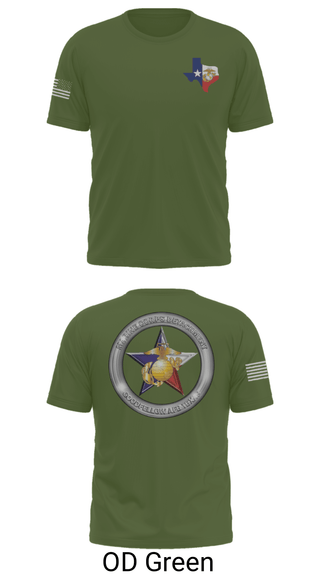 Old School Cotton Feel Shirt, Goodfellow AFB MCD, Marines, Teamtime, Team time, sublimation, custom sports apparel, team uniforms, spirit wear, spiritwear, sports uniforms, custom shirts, team store, custom team store, fundraiser sports, apparel fundraiser