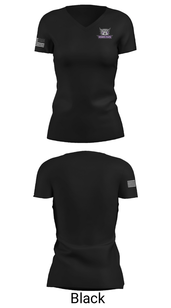 Womens Short Sleeve Vneck Shirt, Weber State University Golf, Golf, Teamtime, Team time, sublimation, custom sports apparel, team uniforms, spirit wear, spiritwear, sports uniforms, custom shirts, team store, custom team store, fundraiser sports, apparel fundraiser