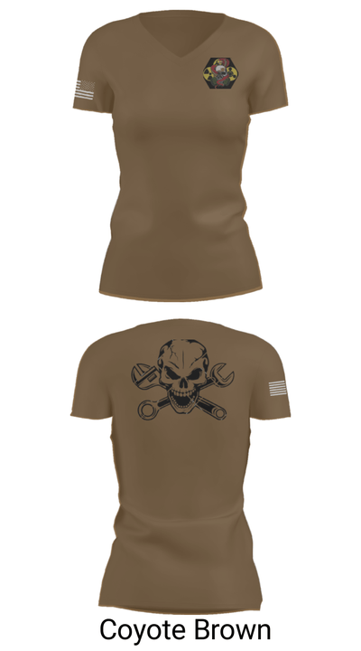 51st Chem 5478070 Women's Short Sleeve V-neck Shirt - 8