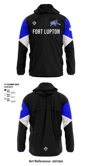 Windbreaker, Thunder Vista MSTeam Fishman, Spirit Store, Teamtime, Team time, sublimation, custom sports apparel, team uniforms, spirit wear, spiritwear, sports uniforms, custom shirts, team store, custom team store, fundraiser sports, apparel fundraiser
