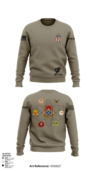 Crew Neck Sweatshirt, SPO Nation, Army, Teamtime, Team time, sublimation, custom sports apparel, team uniforms, spirit wear, spiritwear, sports uniforms, custom shirts, team store, custom team store, fundraiser sports, apparel fundraiser