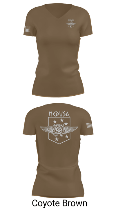 2D Marine Raider Battalion 793595 Women's Short Sleeve V-neck Shirt - 8