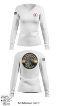 942nd TC 26291785 Women's Long Sleeve V-neck Shirt - 2