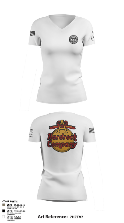 2nd PLT A CO-The Family Women's Short Sleeve V-neck Shirt - 2