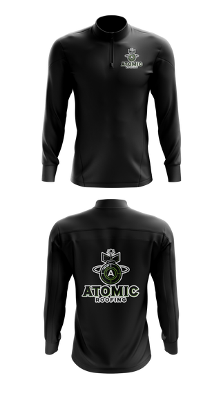 Quarter Zip Jacket, Atomic Roofing, , Teamtime, Team time, sublimation, custom sports apparel, team uniforms, spirit wear, spiritwear, sports uniforms, custom shirts, team store, custom team store, fundraiser sports, apparel fundraiser
