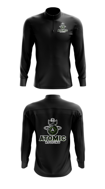 Atomic Roofing 23629597 Quarter Zip Jacket - 41