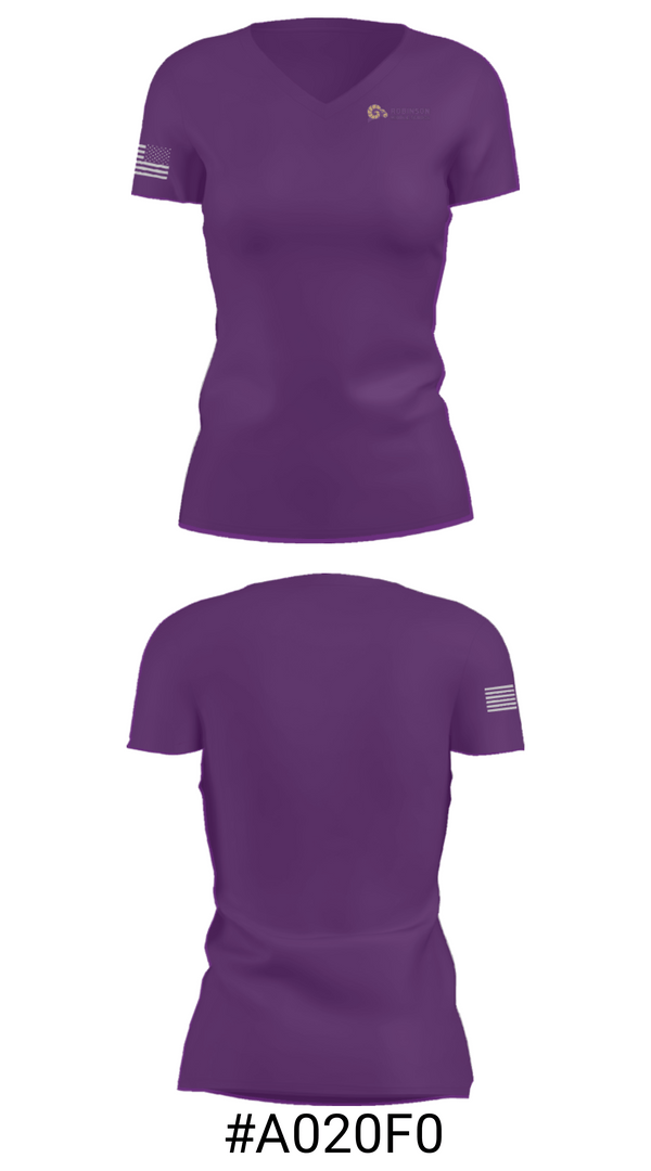 Women's Short Sleeve Vneck Shirt, Robinson Middle School Track, Track & Field, Teamtime, Team time, sublimation, custom sports apparel, team uniforms, spirit wear, spiritwear, sports uniforms, custom shirts, team store, custom team store, fundraiser sports, apparel fundraiser