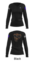 B Co 277 ASB ASES Section 28797933 Women's Long Sleeve V-neck Shirt - 37