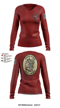 Marine Wing Support Squadron 473 1974878 Women's Long Sleeve V-neck Shirt - 1