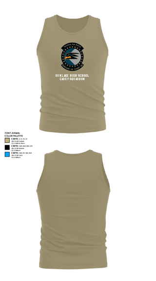 Tank Top, Sunlake High School Cadet Squadron, Air Force, Teamtime, Team time, sublimation, custom sports apparel, team uniforms, spirit wear, spiritwear, sports uniforms, custom shirts, team store, custom team store, fundraiser sports, apparel fundraiser