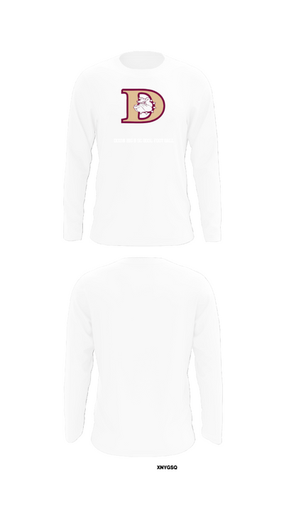 Dixon High School Football 48460538 Long Sleeve Performance Shirt - 8