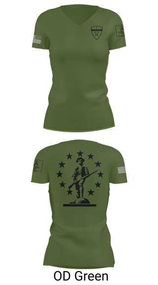 Womens Short Sleeve Vneck Shirt, 2nd Company Governor's Foot Guard, , Teamtime, Team time, sublimation, custom sports apparel, team uniforms, spirit wear, spiritwear, sports uniforms, custom shirts, team store, custom team store, fundraiser sports, apparel fundraiser