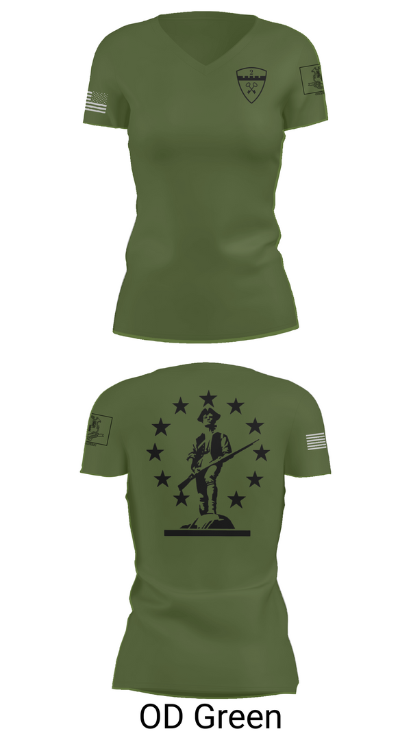 Womens Short Sleeve Vneck Shirt, 2nd Company Governor's Foot Guard, , Teamtime, Team time, sublimation, custom sports apparel, team uniforms, spirit wear, spiritwear, sports uniforms, custom shirts, team store, custom team store, fundraiser sports, apparel fundraiser