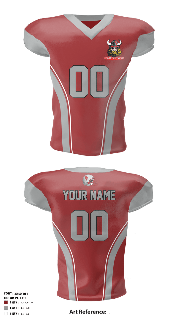 Football Jersey, Symmes Valley Vikings, Football, Teamtime, Team time, sublimation, custom sports apparel, team uniforms, spirit wear, spiritwear, sports uniforms, custom shirts, team store, custom team store, fundraiser sports, apparel fundraiser