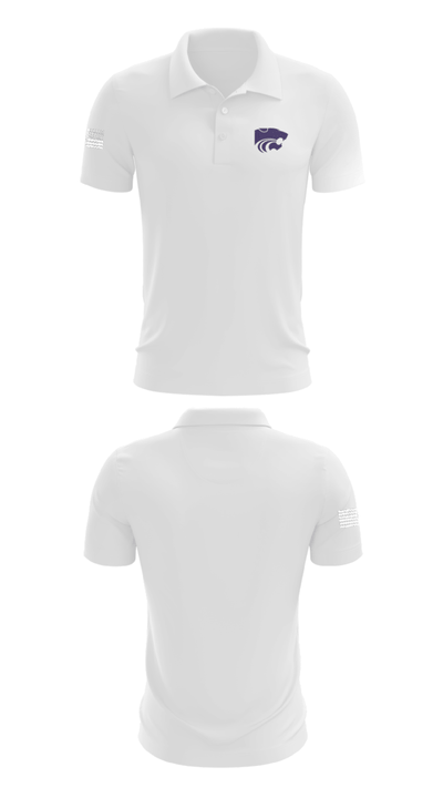 Mount Calm High School Football 68201943 Short Sleeve Performance Polo - 9