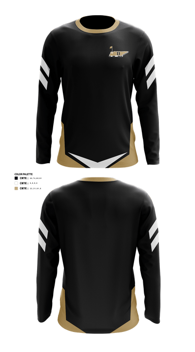 Dyersburg High School TROJANS 82450067 Long Sleeve Performance Shirt - 40