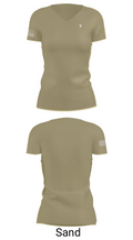 7 39741553 Women's Short Sleeve V-neck Shirt - 84